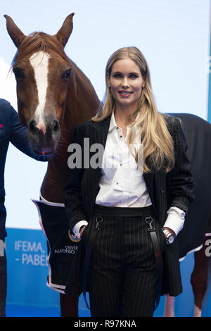 Helen Svedin besucht die Präsentation der 6. Ausgabe der Ifema Madrid Pferd Woche in Madrid mit: Helen Svedin Wo: Madrid, Spanien Wann: 19 November 2018 Credit: Oscar Gonzalez/WENN.com Stockfoto