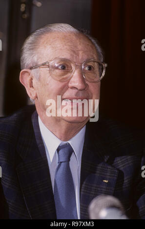 JUAN ANTONIO SAMARANCH Vorsitzender des Internationalen Olympischen Komitees IOC Stockfoto