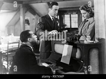 Original Film Titel: Casablanca. Englischer Titel: Casablanca. Jahr: 1942. Regie: Michael Curtiz. Stars: Humphrey Bogart, Ingrid Bergman; Dooley Wilson. Quelle: WARNER BROTHERS/Album Stockfoto