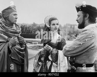 Original Film Titel: ANNE DER TAUSEND TAGE. Englischer Titel: ANNE DER TAUSEND TAGE. Jahr: 1969. Regie: CHARLES JARROTT. Stars: ENRIQUE VIII DE INGLATERRA; Anne Boleyn; Richard Burton, Geneviève Bujold; Anthony Quayle. Quelle: UNIVERSAL PICTURES/Album Stockfoto