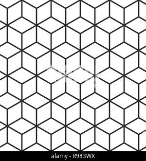 Zusammenfassung nahtlose Hexagon Muster. Vector Illustration. Geometrische nahtlose Muster. Stock Vektor