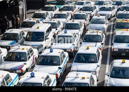 Sendai Station Eingang West, Sendai Stadt, Präfektur Miyagi, Japan Stockfoto