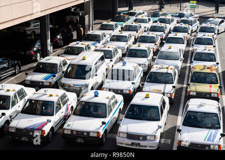 Sendai Station Eingang West, Sendai Stadt, Präfektur Miyagi, Japan Stockfoto