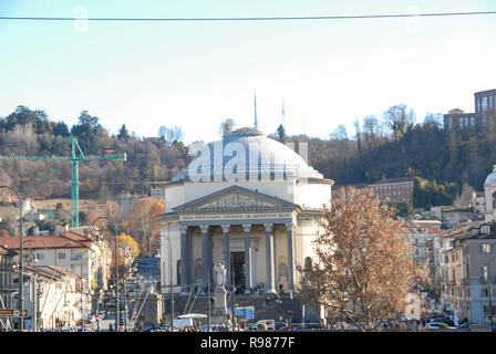 Die Kirche von der Großen Mutter Gottes, Turin - Italien Dezember 2017 Stockfoto