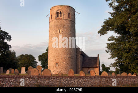 Pfarrkirche St. Margaret, Herringfleet, Haddiscoe, Suffolk, East Anglia Stockfoto