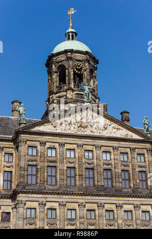 Royal Palace auf dem Dam Square Amsterdam in Amsterdam, Niederlande Stockfoto