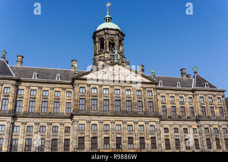 Royal Palace auf dem Dam Square Amsterdam in Amsterdam, Niederlande Stockfoto