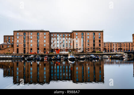 Salthouse Dock in Liverpool, Großbritannien Stockfoto