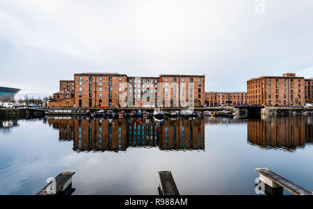 Salthouse Dock in Liverpool, Großbritannien Stockfoto