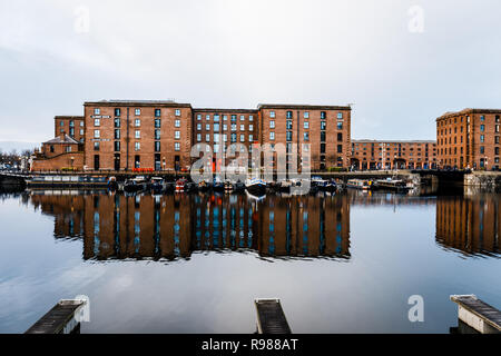 Salthouse Dock in Liverpool, Großbritannien Stockfoto