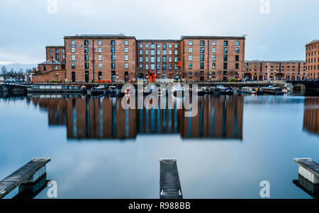 Salthouse Dock in Liverpool, Großbritannien Stockfoto