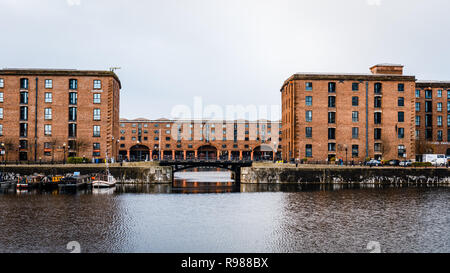 Salthouse Dock in Liverpool, Großbritannien Stockfoto