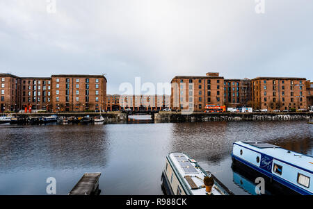 Salthouse Dock in Liverpool, Großbritannien Stockfoto