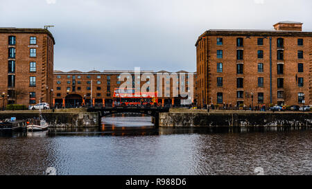 Salthouse Dock in Liverpool, Großbritannien Stockfoto