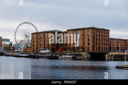 Salthouse Dock in Liverpool, Großbritannien Stockfoto