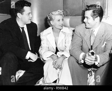 GLENN FORD; Orson Welles; Rita Hayworth. Stockfoto