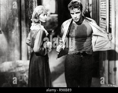 Original Film Titel: A streetcar named desire. Englischer Titel: A streetcar named desire. Jahr: 1951. Regie: Elia Kazan. Stars: VIVIEN LEIGH; Marlon Brando. Quelle: WARNER BROTHERS/Album Stockfoto