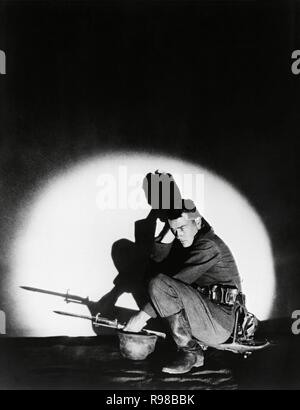 Original Film Titel: alles ruhig an der Westfront. Englischer Titel: alles ruhig an der Westfront. Jahr: 1930. Regie: Lewis Milestone. Stars: Lew Ayres. Quelle: UNIVERSAL PICTURES/Album Stockfoto