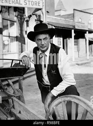 Original Film Titel: HIGH NOON. Englischer Titel: HIGH NOON. Jahr: 1952. Regie: Fred Zinnemann. Stars: Gary Cooper. Credit: STANLEY KRAMER CO./UNITED ARTISTS/Album Stockfoto