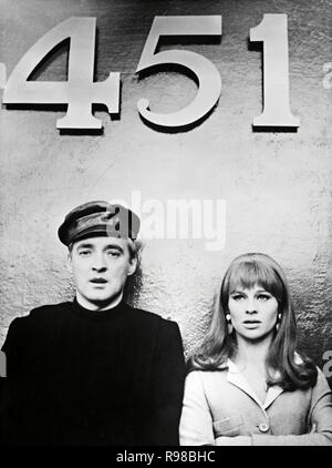 Original Film Titel: FAHRENHEIT 451. Englischer Titel: FAHRENHEIT 451. Jahr: 1966. Regie: Francois Truffaut. Stars: Julie Christie, Oskar Werner. Credit: ANGLO ENTERPRISE - Weinberg - RANG/Universal/Album Stockfoto