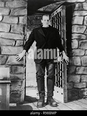 Original Filmtitel: FRANKENSTEIN. Englischer Titel: FRANKENSTEIN: FRANKENSTEIN. Jahr: 1931. Regie: James Whale. Stars: BORIS KARLOFF. Quelle: UNIVERSAL PICTURES/Album Stockfoto