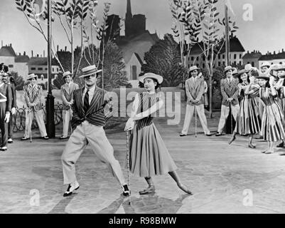 Original Film Titel: EIN AMERIKANER IN PARIS. Englischer Titel: EIN AMERIKANER IN PARIS. Jahr: 1951. Regie: VINCENTE MINNELLI. Stars: Gene Kelly, LESLIE CARON. Credit: M.G.M/Album Stockfoto