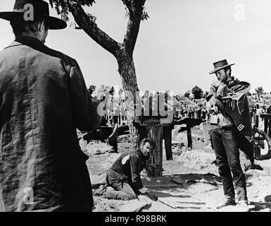 Original Film Titel: BUONO, IL BRUTTO, IL CATTIVO, IL. Englischer Titel: GUTE, das SCHLECHTE und das HÄSSLICHE, DAS. Jahr: 1966. Regisseur: Sergio Leone. Stars: Clint Eastwood, Eli Wallach, Lee van Cleef. Credit: PRODUZIONI EUROPEE ASSOCIATI/Album Stockfoto