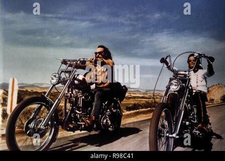 Original Film Titel: EASY RIDER. Englischer Titel: EASY RIDER. Jahr: 1969. Regie: Dennis Hopper. Stars: Dennis Hopper und Peter Fonda. Quelle: Columbia Pictures/Album Stockfoto