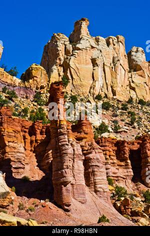 Utah, Boulder, Burr Trail Road Stockfoto