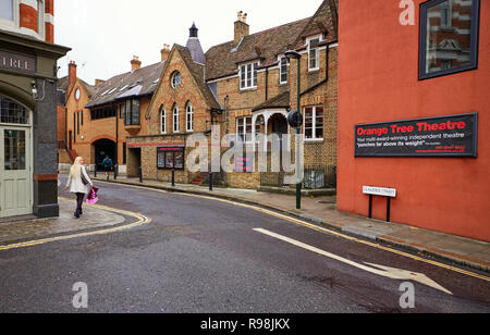 Orange Tree Theater außen in Clarence Street, Richmond upon Thames Stockfoto