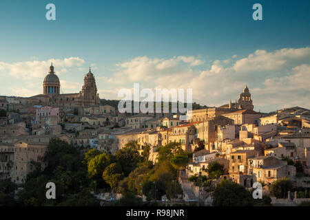 Ragusa Ibla der alte Teil der Stadt 'Centro Storico' der Stadt Ragusa im Südosten von Sizilien, Italien. Stockfoto
