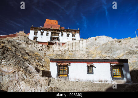 Nach Gyantse, Shigatse Präfektur, autonomen Region Tibet, China: Gebäude innerhalb und Wände der Palcho Kloster oder Kloster Pelkor Haderte meist Bui Stockfoto