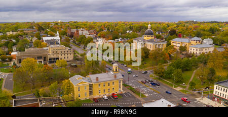 Die Ontario County Courthouse steht auf Rochester in der Innenstadt von Jacksonville New York Stockfoto