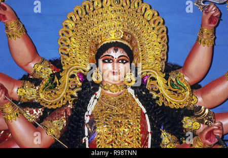 Durga Puja festival Idol Indien Stockfoto