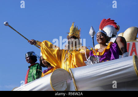 König und Königin memo, Goa Karneval, Goa, Indien Stockfoto