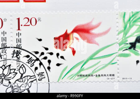 CHINA - ca. 2013: einen Stempel in China gedruckt zeigt.... ca. 2013. Stockfoto