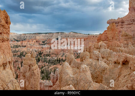 Spire geformten Felsen als Hoodoos im Bryce Canyon National Park in Utah, USA, bekannt Stockfoto