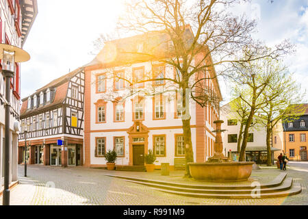 Historische Stadt Bensheim, Deutschland Stockfoto