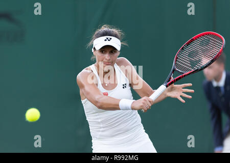 02. Juli 2018. Die Wimbledon Tennis Championships 2018 auf der All England Lawn Tennis und Croquet Club, London, England, UK statt. Elina (Svitolina Stockfoto