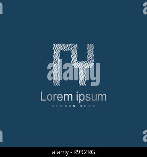 Anfangsbuchstaben NY Logo Vorlage Vektor Design Stock Vektor