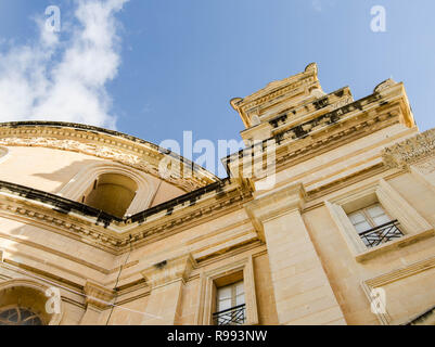 MOSTA, MALTA ,15 DEZEMBER 2018 - Mosta Dom (Kirche St. Maria) Die Pfarrkirche von Annahme Stockfoto