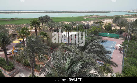 Bereich der Hotel Park Inn by Radisson Abu Dhabi Yas Island Stockfoto