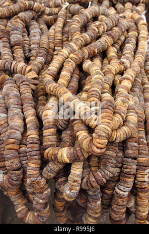 Getrocknete Feigen zum Verkauf auf einem Markt in Marokko Abschaltdruck Stockfoto