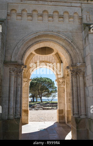 Andernos (Bucht von Arcachon, Frankreich), die Alte Kirche Saint Eloi Stockfoto