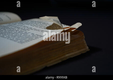 Dog Eared Taschenbuch Stockfoto