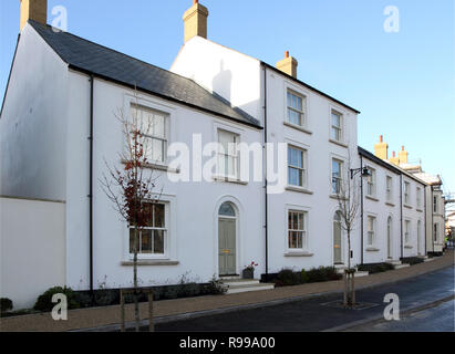 Poundbury, Dorset, England, eine experimentelle Neue Stadt begünstigt durch Prinz Charles Stockfoto