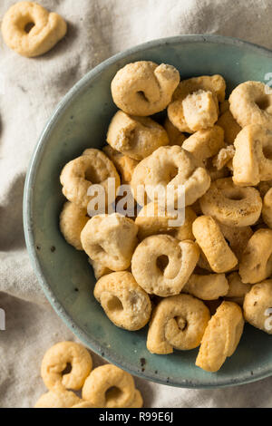 Olivenöl Itlian Taralli Cracker Kekse bereit zu Essen Stockfoto