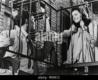 Original Film Titel: WEST SIDE STORY. Englischer Titel: WEST SIDE STORY. Jahr: 1961. Regie: Robert Wise. Stars: Natalie Wood, RICHARD BEYMER. Credit: MIRISCH-7 Kunst/Künstler/Album Stockfoto