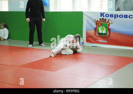 Kovrov, Russland. 26. Oktober 2013. Wettbewerbe Judo in Sports Complex Vympel Stockfoto