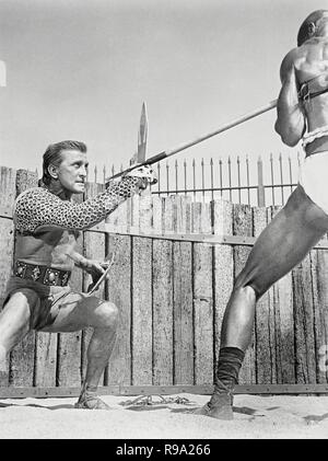 Original Film Titel: Spartacus. Englischer Titel: Spartacus. Jahr: 1960. Regie: STANLEY KUBRICK. Stars: SPARTAKUS; Kirk Douglas. Credit: BRYNA/Universal/Album Stockfoto